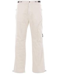 Stone Island - Relaxed Fit Chino Trousers Organic Look Nylon Panama-Tc - Lyst