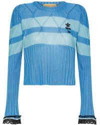 Cormio - Olaf Viscose Sweater With Stripes - Lyst
