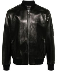 Versace - Bomber Jacket With Logo - Lyst