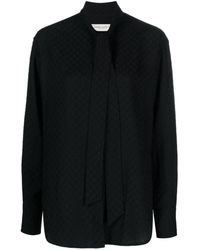 Golden Goose - Journey W`s Tie-detailed Blouse Clothing - Lyst