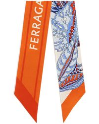 Ferragamo - Togo Print Scarf Accessories - Lyst