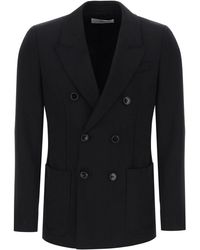 Ami Paris - Double-Breasted Wool Jacket For - Lyst