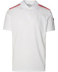 Moncler - Cotton Polo Shirt - Lyst