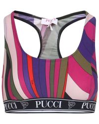 PUCCI - Printed Bra - Lyst