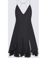 Khaite - Black Cotton Punzel Dress - Lyst