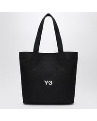 Y-3 - Canvas Bag With Logo Print - Lyst