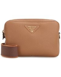 Prada - Small Leather Crossbody Bag - Lyst