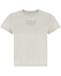 T By Alexander Wang - Lived Logo T-Shirt - Lyst
