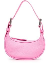 BY FAR Soho Mini Shoulder Bag - Pink