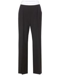 Alexander Wang - Pants With Logo - Lyst