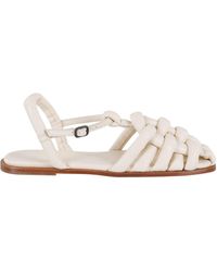 Hereu - Square Toe Padded Fisherman Sandal - Lyst