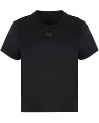 Alexander Wang - Essential Shrunk T-Shirt - Lyst