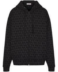 Valentino - Toile Iconographe Cotton Hoodie - Lyst