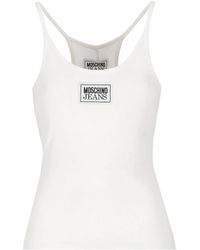 Moschino Jeans - Top White - Lyst