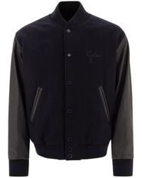 Golden Goose - Wool And Leather Bomber Jacket - Lyst