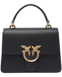 Pinko - Leather Small Lady Love Tote Bag - Lyst