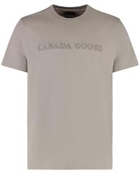 Canada Goose - Emersen Cotton Crew-Neck T-Shirt - Lyst