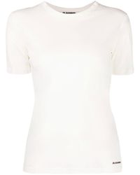 Jil Sander - Round-neck Classic T-shirt - Lyst