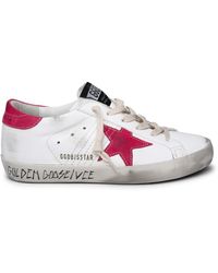 Golden Goose - 'super-star Classic' White Nappa Leather Sneakers - Lyst