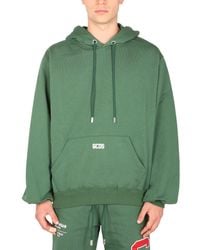 Gcds - Sweatshirt With Rubber Logo - Lyst