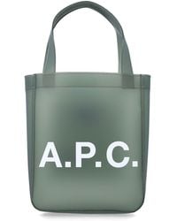 A.P.C. - Lou Matte Pvc Tote Bag - Lyst