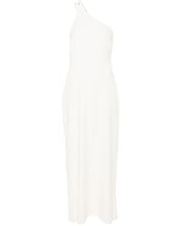 Calvin Klein - One Shoulder Slip Maxi Dress - Lyst