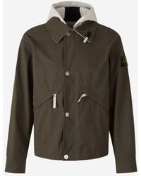 Stone Island - Technical Jacket With Hood - Lyst