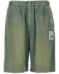 Maison Mihara Yasuhiro - 'Aged Satin' Bermuda Shorts - Lyst