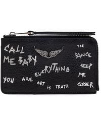 Zadig & Voltaire - Zv Card Grained Graffiti - Lyst