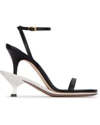 Jacquemus - Blk/ Les Doubles Sandales Leather Platform Sandals - Lyst