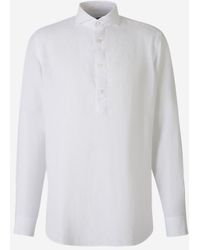 Vincenzo Di Ruggiero - Plain Linen Shirt - Lyst