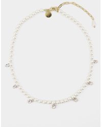 Simone Rocha - Pearl & Crystal Dagger Necklace - Lyst