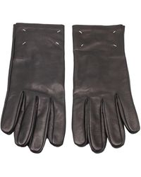 Maison Margiela - Leather Gloves Accessories - Lyst