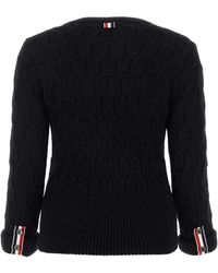 Thom Browne - Wool Cardigan - Lyst