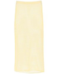 Paloma Wool - "Knitted Midi Skirt With Perfor - Lyst