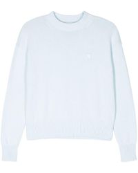 Calvin Klein - Logo-appliqué Cotton Jumper - Lyst