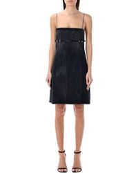 Givenchy - Voyou Straps Denim Mini Dress - Lyst