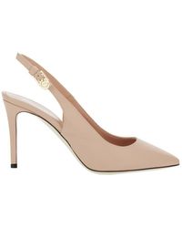 Pollini - Slingback Pumps With High Stiletto Heel - Lyst