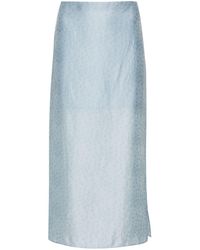 Rodebjer - Graziela Floral Skirt Under Knee - Lyst