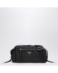 Prada - Re-Nylon Handbag With Studs - Lyst