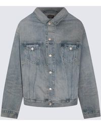 Balenciaga - Cotton Denim Jacket - Lyst