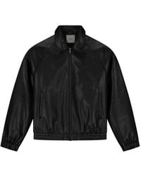 Arte' - Basic Leather Jacket - Lyst