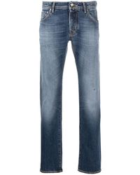 Jacob Cohen - Faded-effect Straight-leg Jeans - Lyst