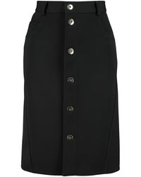 Bottega Veneta - Stretch Wool Skirt - Lyst