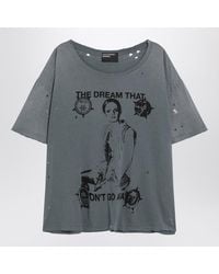 Enfants Riches Deprimes - Vintage-effect T-shirt With Print And Distressing - Lyst