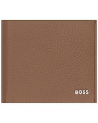 BOSS - Logo Leather Wallet - Lyst