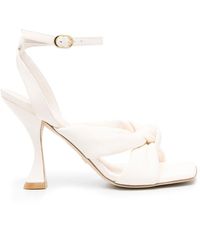 Stuart Weitzman - Playa 100mm Knotted Leather Sandals - Lyst