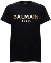 Balmain Short sleeve t-shirts for Men | Online Sale up to 60% off | Lyst