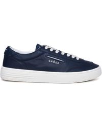 GHŌUD - 'lido' Blue Leather Sneakers - Lyst
