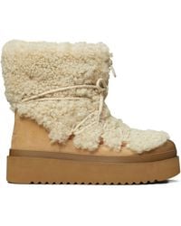 Tory Burch - Mellow Shearling Boots - Lyst